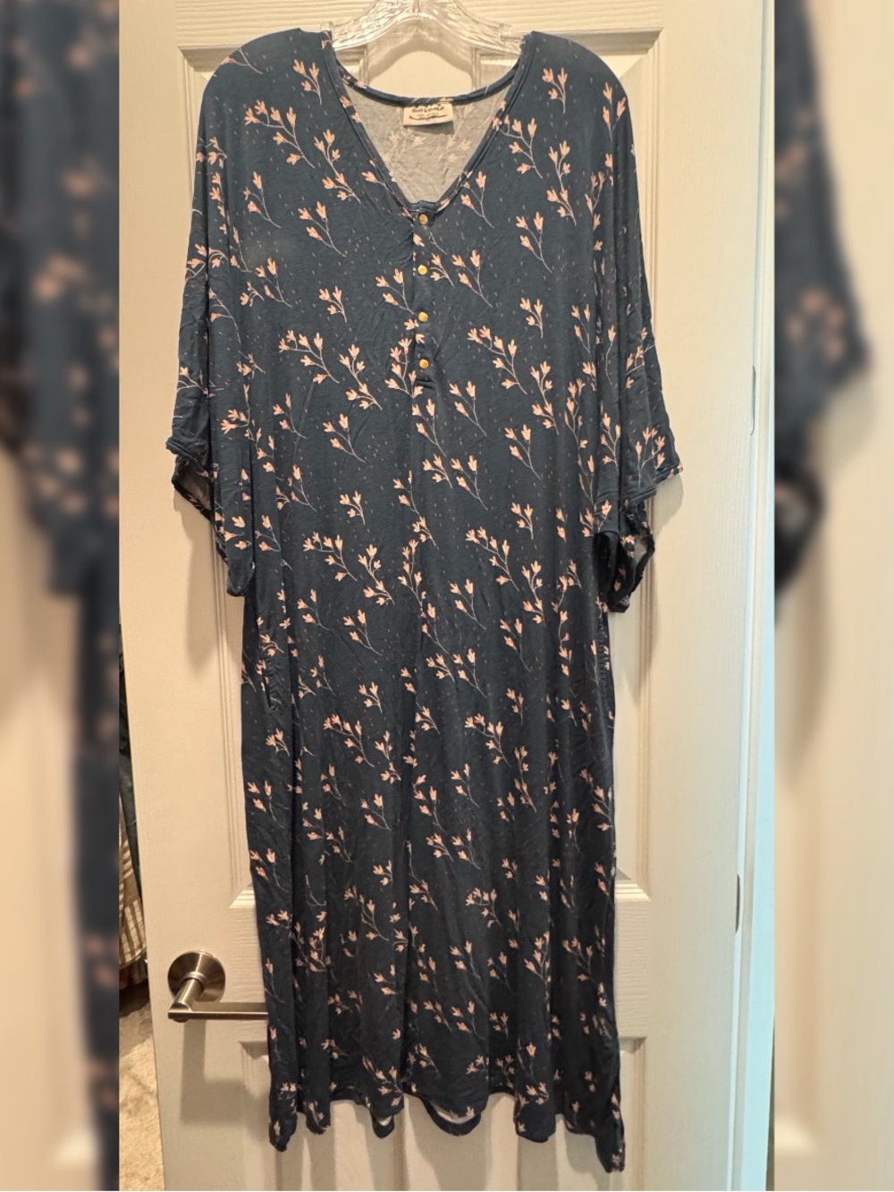Dwell and Slumber floral caftan dress